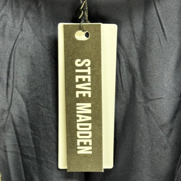 NWT Steve Madden L Plaid Longline Coat With Pockets & Ribbed Cuffs - Picture 12 of 14